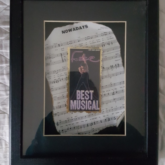Fosse "NowADays" Tony Award Winner Picture Box 11x9 - Picture 1 of 7